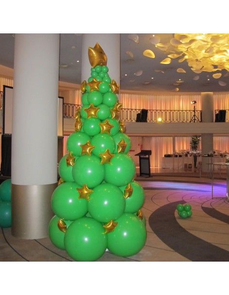 Árbol de Globos Látex con Estrellas Foil 2
