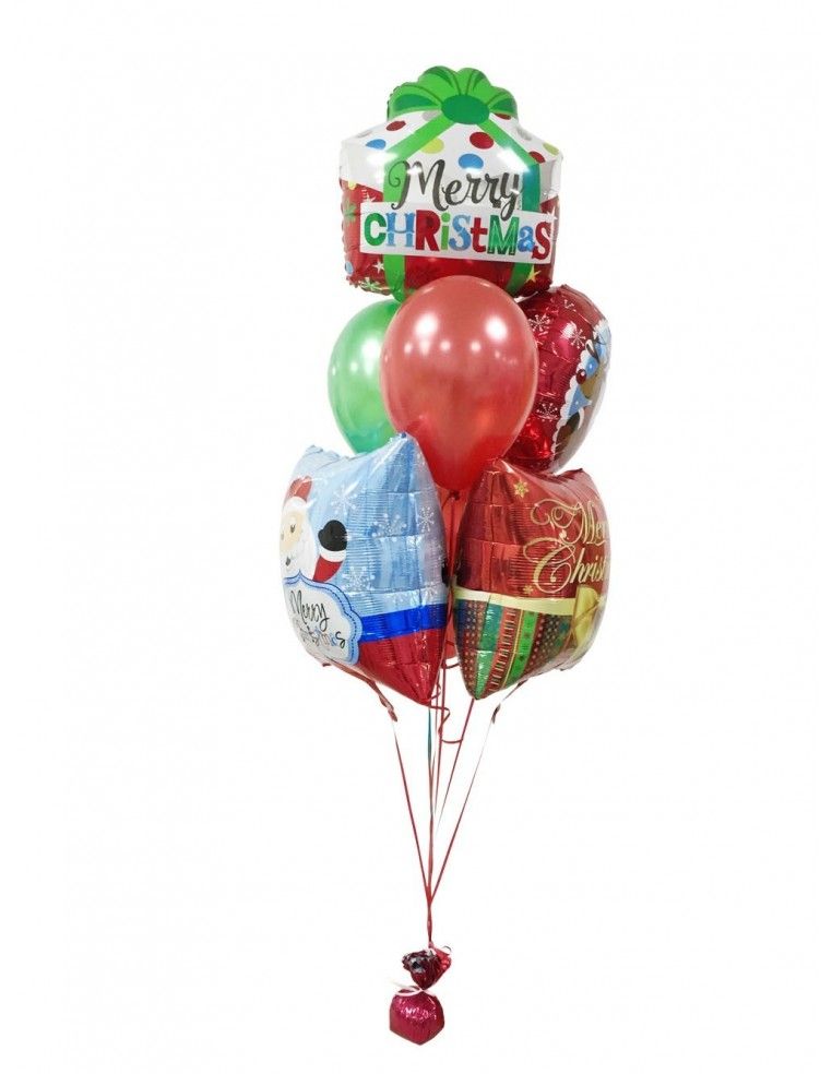 Ramo de Globos para Navidad Caja de Regalo