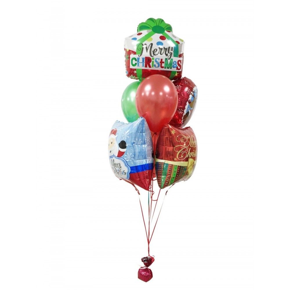 Ramo de Globos para Navidad Caja de Regalo