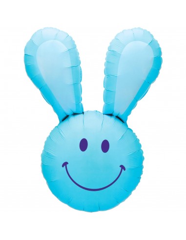 Globo Smiley Bunny Blue Forma 94cm