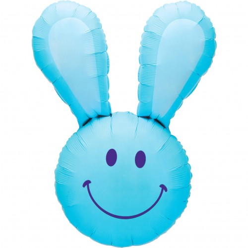 Globo Smiley Bunny Blue Forma 94cm