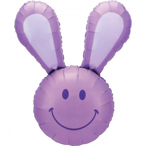 Globo Smiley Bunny Lavender Forma 94cm