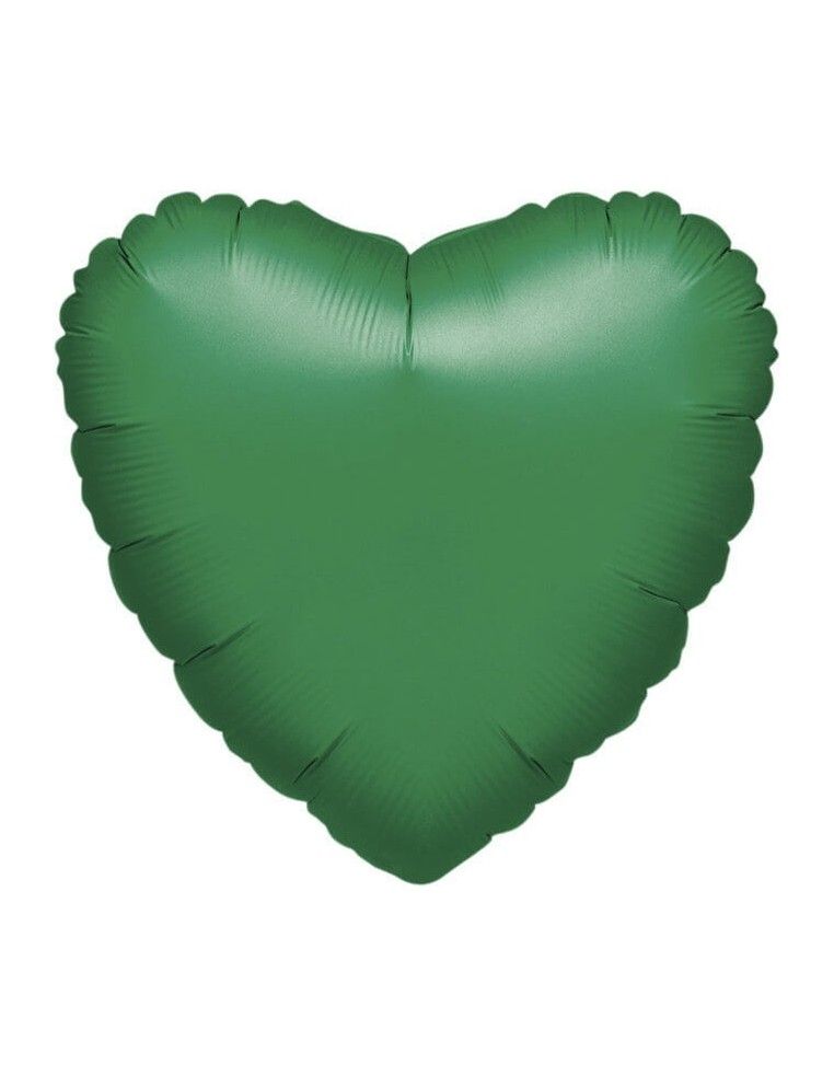 Globo Corazon 45cm Verde - Foil Poliamida - A1055702