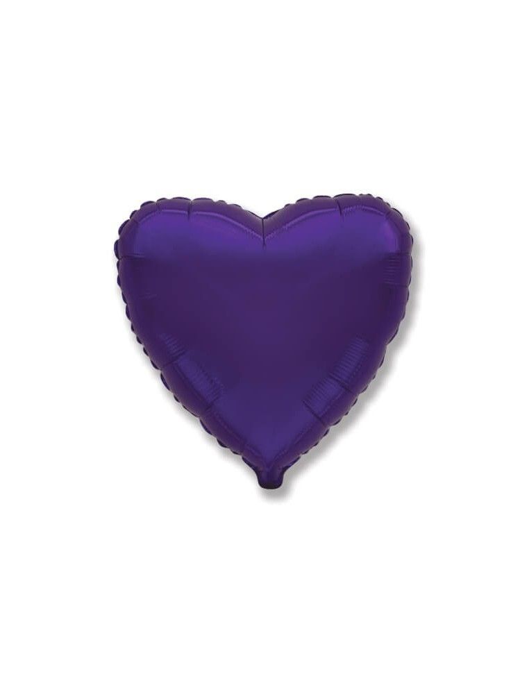 Globo Corazon 78cm Violeta - Foil Poliamida - F206500L