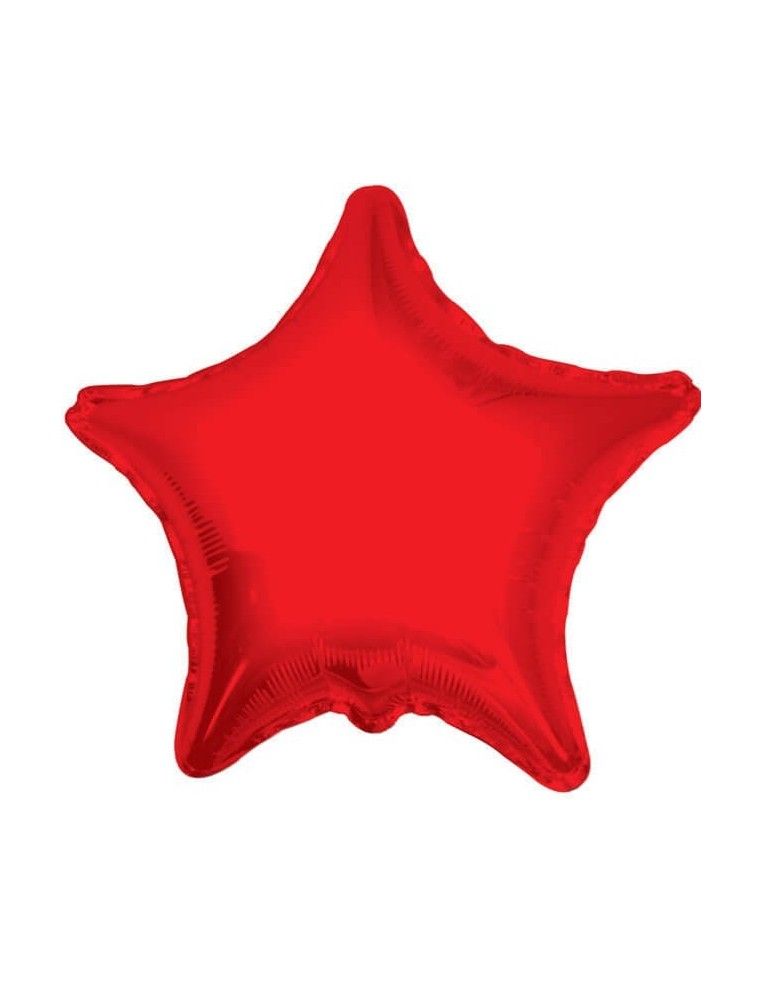 Globo Estrella 22cm Rojo - Foil Poliamida - K17350