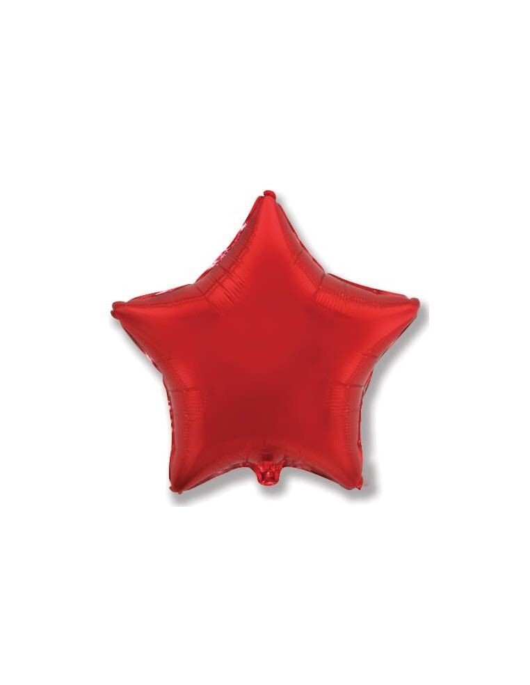 Globo Estrella 23cm Rojo - Foil Poliamida - F302500R