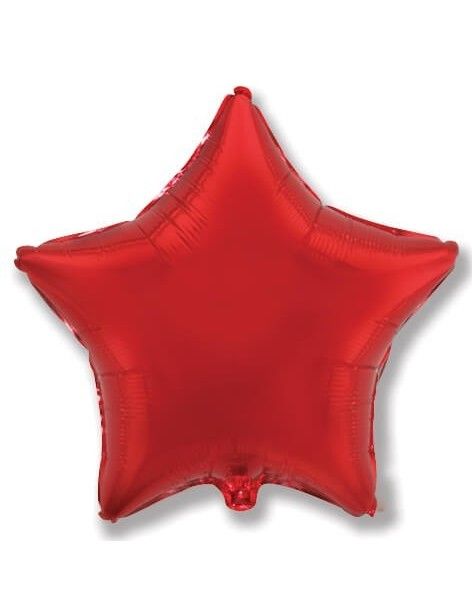 Globo Estrella 48cm Rojo - Foil Poliamida - F301500R