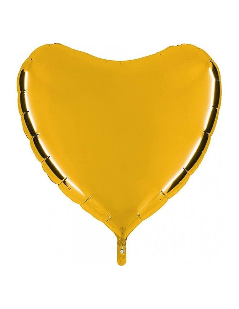 Globo Corazon 91cm Oro Claro - Foil Poliamida - G36112G5