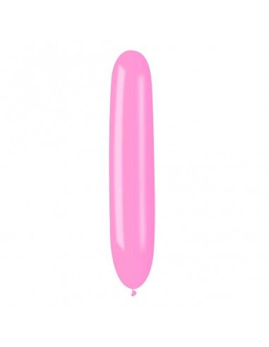 Globos Latex Alargados Gigantes 30x150cm Pastel Rosa PL06