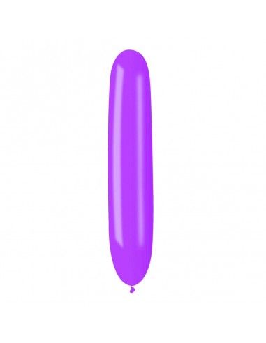 Globos Latex Alargados Gigantes 30x150cm Pastel Purpura PL08