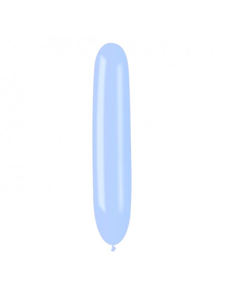 Globos Latex Alargados Gigantes 30x150cm Pastel Celeste PL09