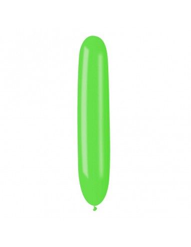 Globos Latex Alargados Gigantes 30x150cm Pastel Verde PL12