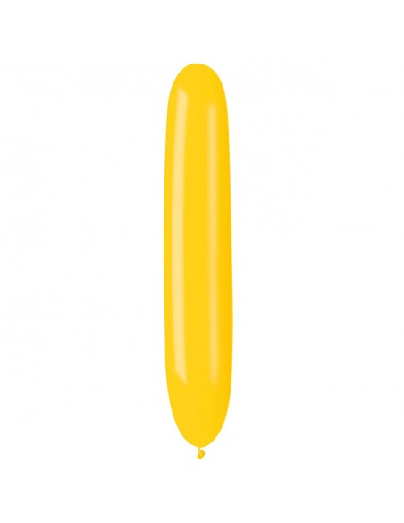 Globos Latex Alargados Gigantes 40x200cm Pastel Amarillo PL02