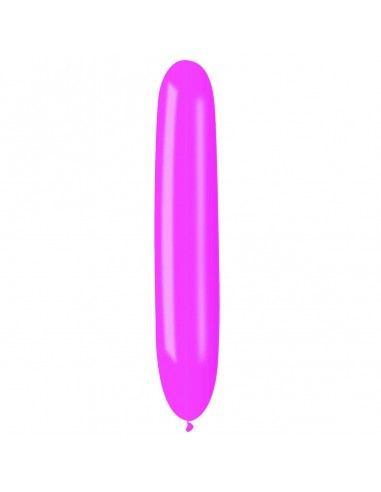 Globos Latex Alargados Gigantes 40x200cm Pastel Fucsia PL07