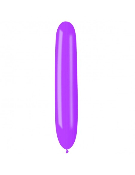 Globos Latex Alargados Gigantes 40x200cm Pastel Purpura PL08