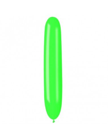 Globos Latex Alargados Gigantes 40x200cm Pastel Verde Claro PL11