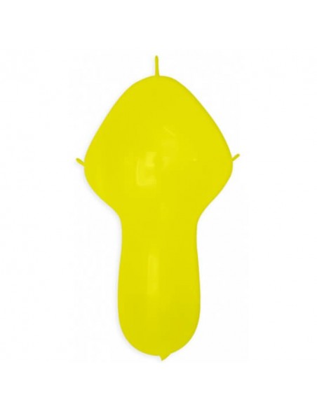 Globos Latex Cuerpo 4 Nudos 45x120hcm Pastel Amarillo PL02