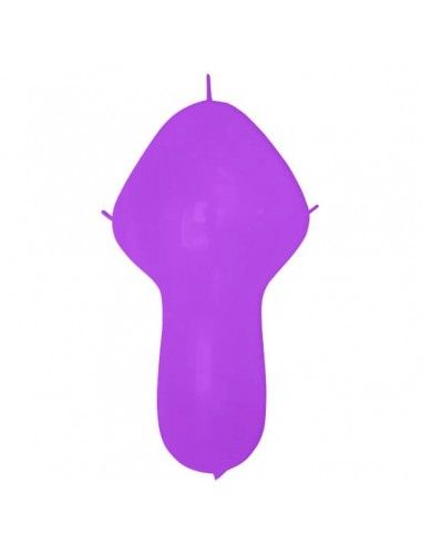 Globos Latex Cuerpo 4 Nudos 45x120hcm Pastel Purpura PL08