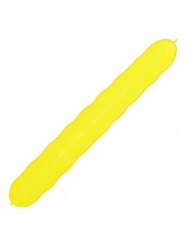 Globos Latex Alargados Gigantes 2 Nudos 30x250hcm Pastel Amarillo PL02