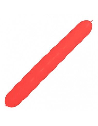 Globos Latex Alargados Gigantes 2 Nudos 30x250hcm Pastel Rojo PL05