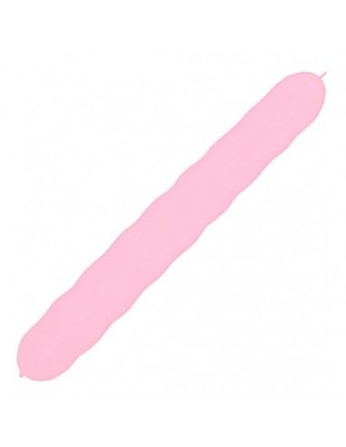 Globos Latex Alargados Gigantes 2 Nudos 30x250hcm Pastel Rosa PL06