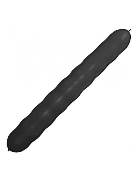 Globos Latex Alargados Gigantes 2 Nudos 30x250hcm Pastel Negro PL14