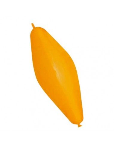 Globos Latex Alargados Link Doble Nudo 30x75cm Pastel Naranja PL04