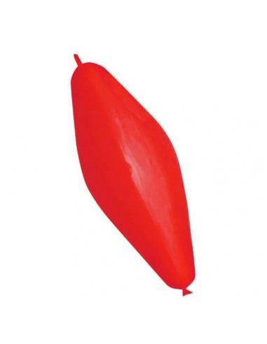 Globos Latex Alargados Link Doble Nudo 30x75cm Pastel Rojo PL05