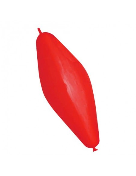 Globos Latex Alargados Link Doble Nudo 30x75cm Pastel Rojo PL05