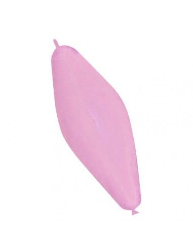 Globos Latex Alargados Link Doble Nudo 30x75cm Pastel Rosa PL06