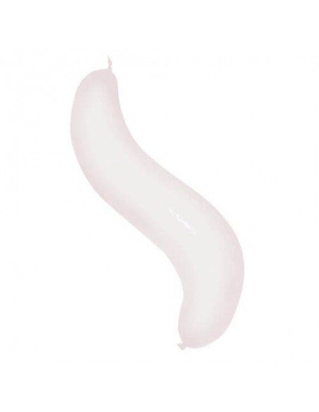 Globos Latex Alargados Wave Doble Nudo 110cm Cristal Transparente