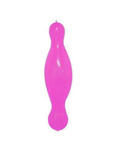 Globos Latex Alargados Pilar Doble Nudo 35x180cm Pastel Fucsia PL07