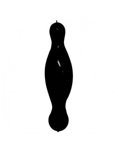 Globos Latex Alargados Pilar Doble Nudo 35x180cm Pastel Negro PL14