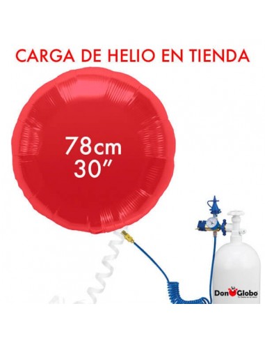 Carga de Helio Poliamida Redondos 78cm - 31 Pulgadas