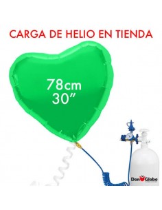 Carga de Helio Poliamida Corazones 78cm -  31 Pulgadas