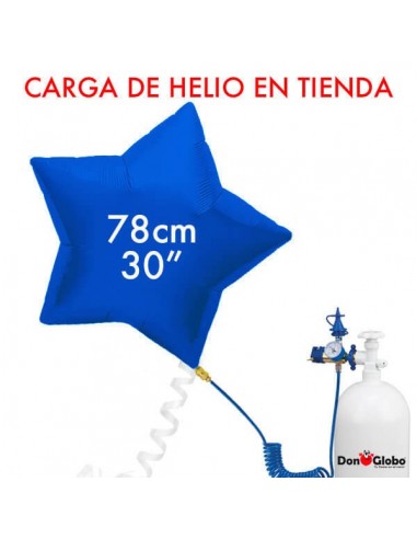 Carga de Helio Poliamida Estrellas 78cm - 31 Pulgadas