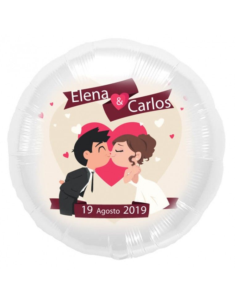 01 Globo Gigante Personalizado de Foil de 91cm Todo Color