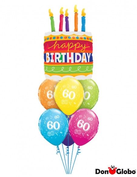 Ramo de Globos Sweet 60th
