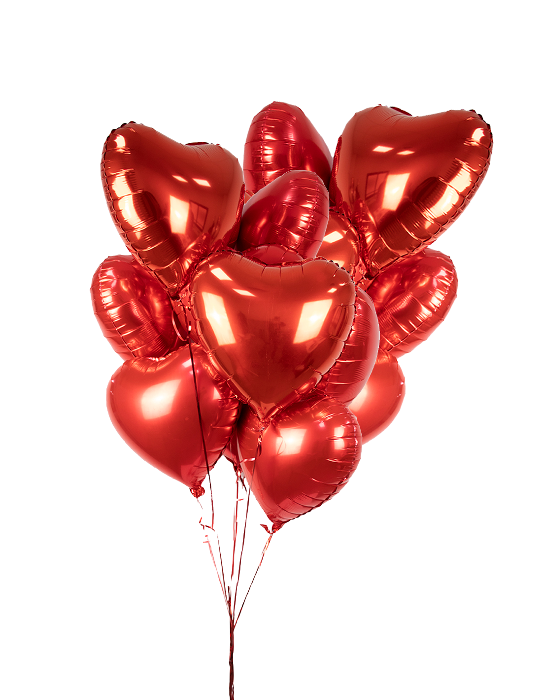 Globos Corazones Rojos