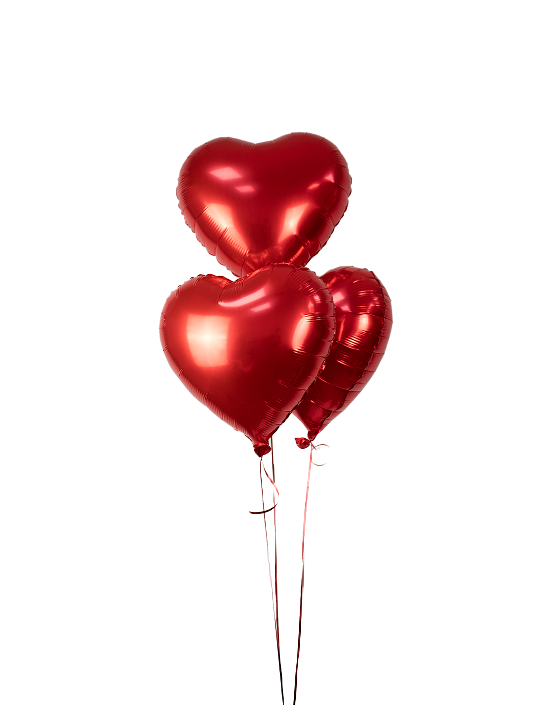 Ramo de Globos San Valentín Corazones Rojos