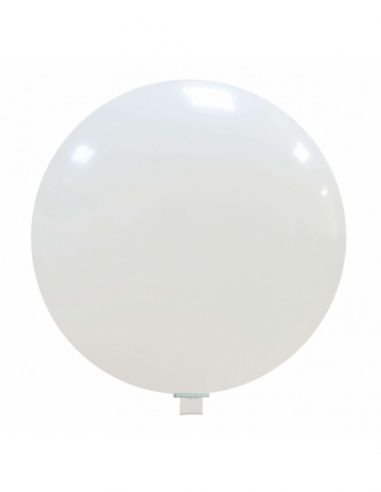 Globos Latex Redondos Gigantes 140cm Pastel Blanco PL01