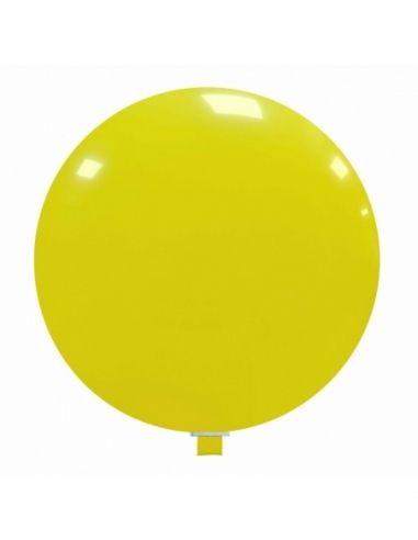 Globos Latex Redondos Gigantes 140cm Pastel Amarillo PL02