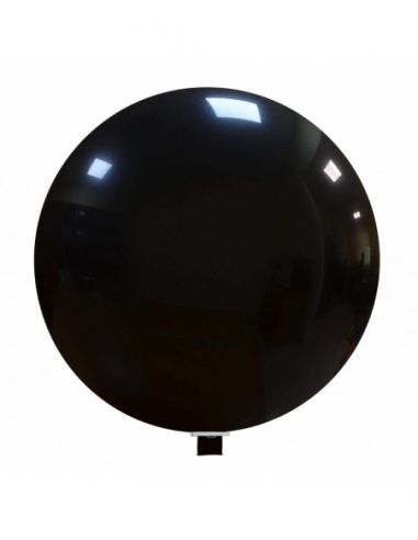 Globos Latex Redondos Gigantes 140cm Pastel Negro PL14