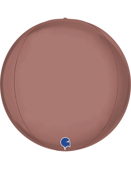 Globo Esferico 38cm Platinum Rosa
