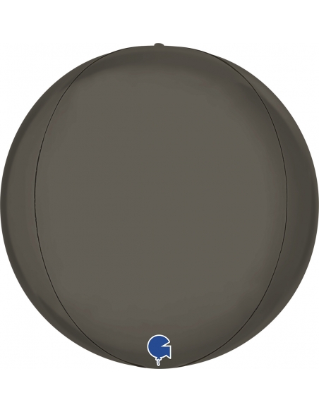 Globo Esferico 38cm Platinum Gris