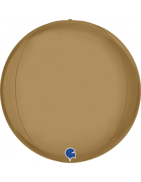 Globo Esferico 38cm Platinum Champagne