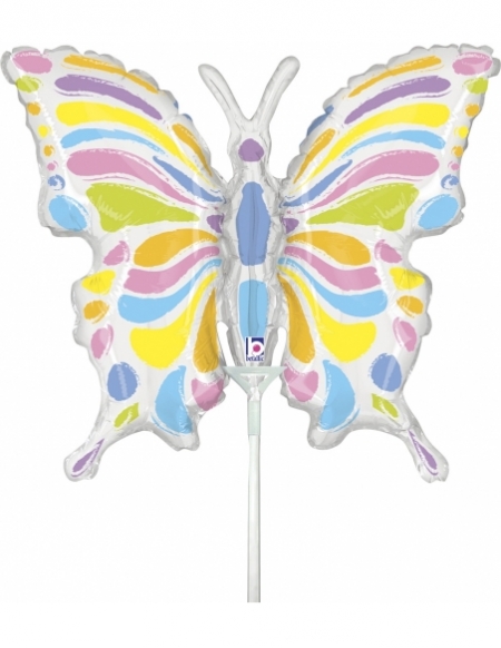 Globo Mariposa Pastel Mini Forma 36cm