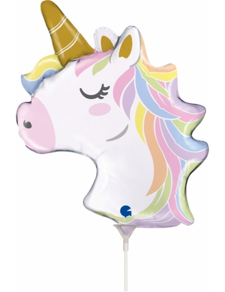 Globo Cabeza Unicornio Mini Forma 36cm