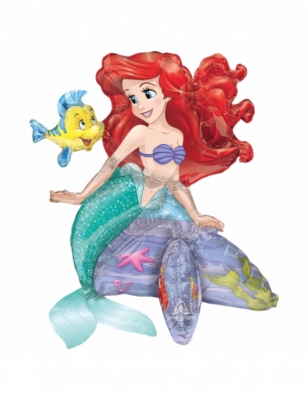 Globo Little Mermaid Air-Filled Centro Mesa 50cm