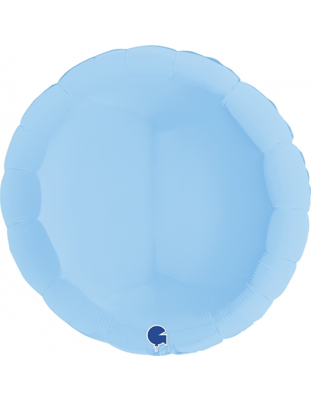 Globo Redondo 91cm Mate Azul